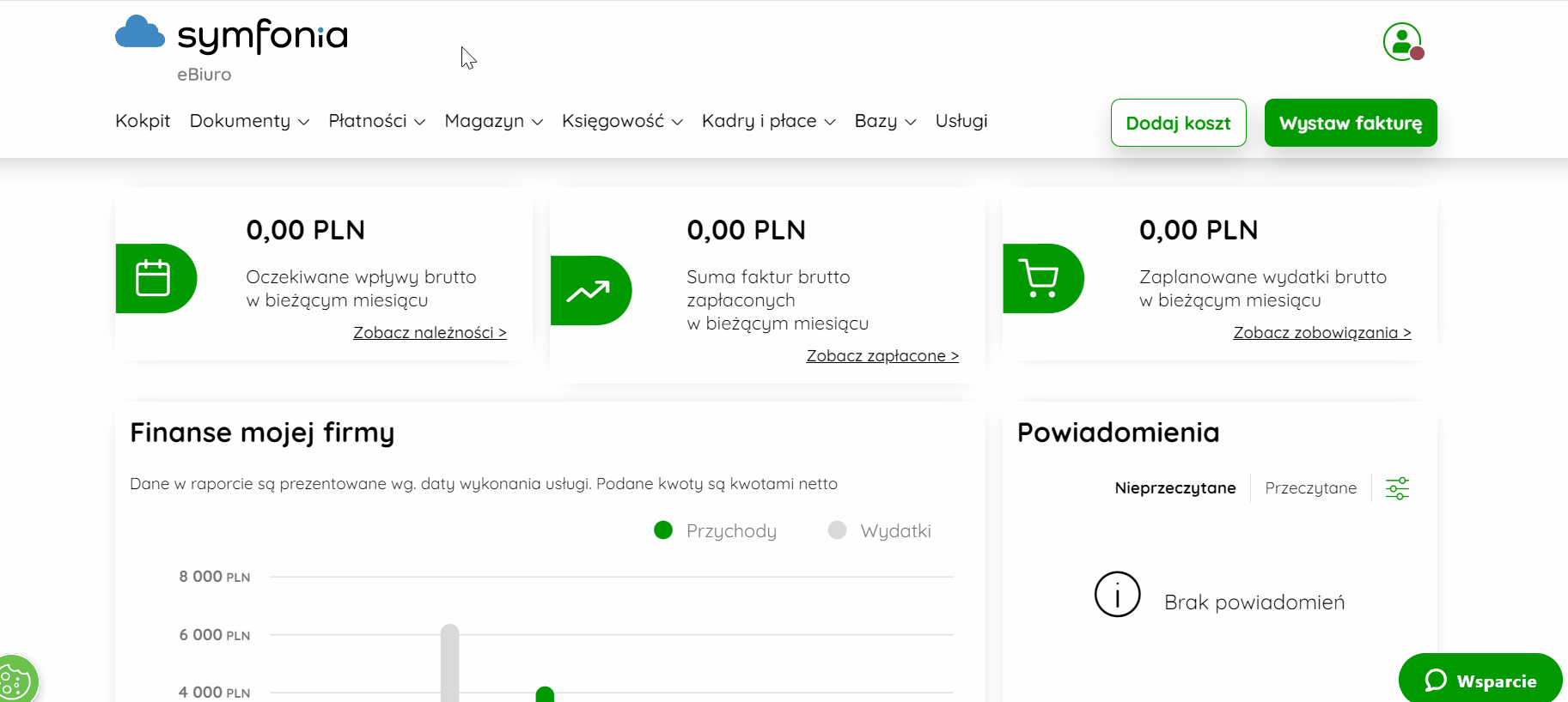 Lista dokumentów magazynowych dla wybranego towaru