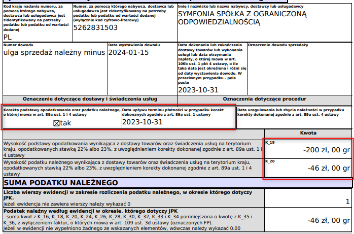 Pola K_19 i K_20 w części ewidencyjnej