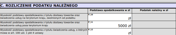 Pole P_11 w deklaracji JPK_V7