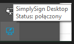 Ikona aplikacji dostawcy podpisu Certum