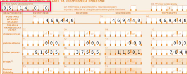 Dodatkowa deklaracja ZUS RCA ze składkami z budżetu państwa