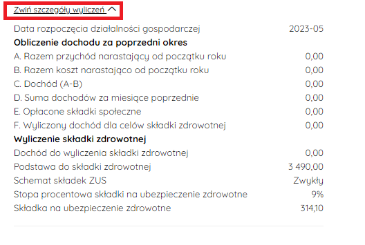 Formularz rocznego rozliczenia składki zdrowotnej