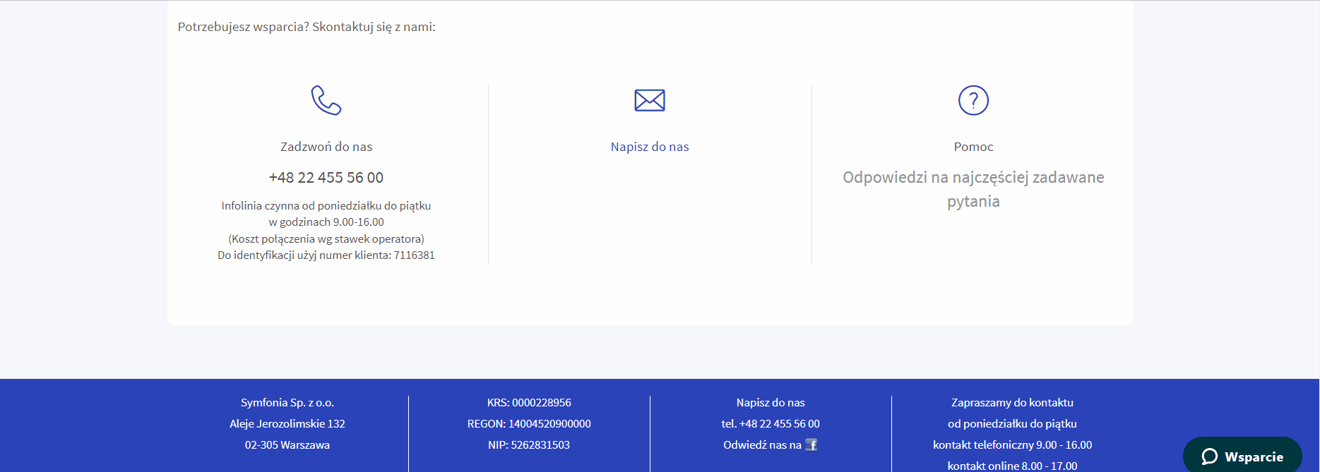 Uruchamianie czatu z konsultantem