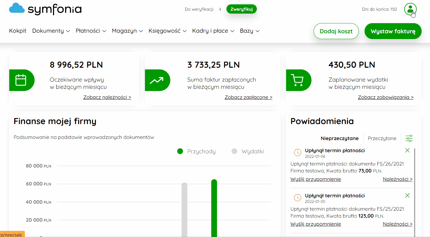Wyłączanie modułu Magazyn w ustawieniach
