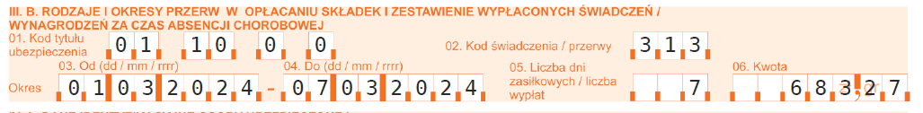 Nieobecność na deklaracji ZUS RSA za kolejny miesiąc